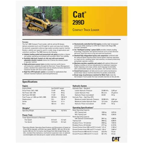 cat 299d skid steer weight|cat 299 skid steer specifications.